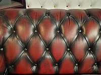 3-zits bank chesterfield, charleston, rood - afbeelding 6 van  6