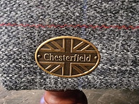 3-zits bank chesterfield, geranium, grijs - afbeelding 3 van  6