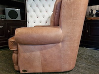 3-zits bank chesterfield, haeck, zalm - afbeelding 3 van  6