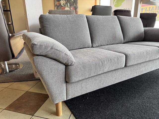 3-zits bank, grijs - afbeelding 3 van  5