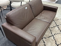 3 zits bank pavin, cognac - afbeelding 1 van  4