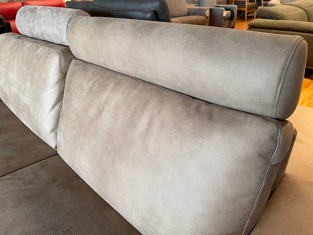 3-zits bank sitdesign, licht bruin / taupe - afbeelding 5 van  8