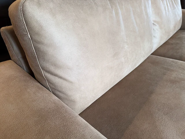 3-zits bank sitdesign, licht bruin / taupe - afbeelding 6 van  8