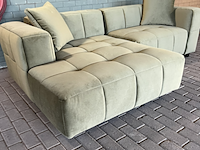 3-zits bank slaapbank puma links , micadoni , groen - afbeelding 2 van  5