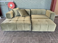 3-zits bank slaapbank puma links , micadoni , groen - afbeelding 3 van  5