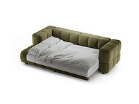 3-zits bank slaapbank puma links , micadoni , groen - afbeelding 4 van  5