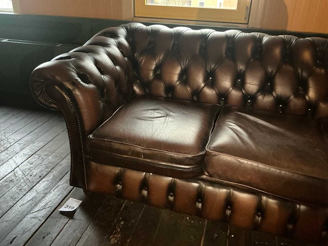 3-zits chesterfield bank - afbeelding 5 van  6