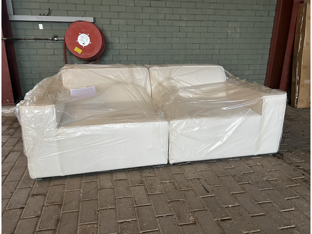 3-zitsbank micadoni, jodie, crème - afbeelding 2 van  6