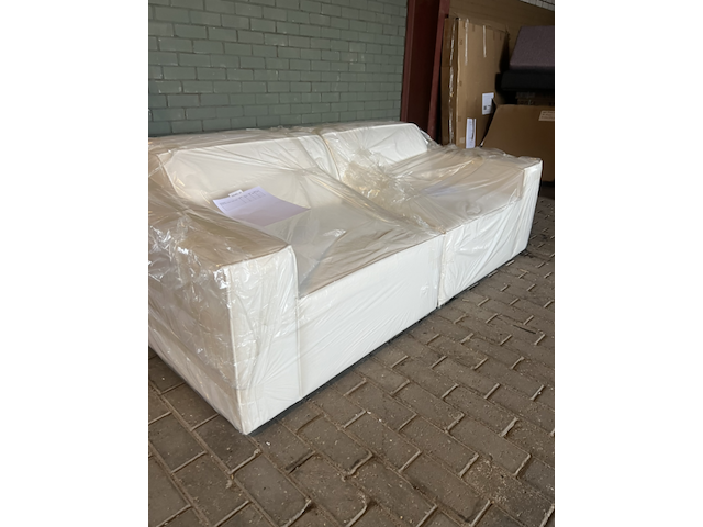 3-zitsbank micadoni, jodie, crème - afbeelding 4 van  6