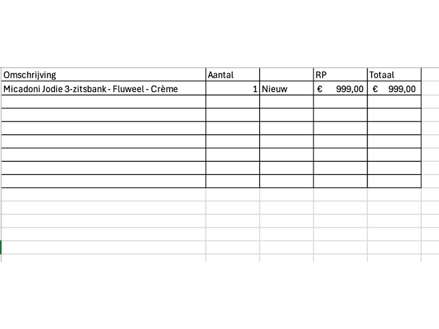 3-zitsbank micadoni, jodie, crème - afbeelding 6 van  6