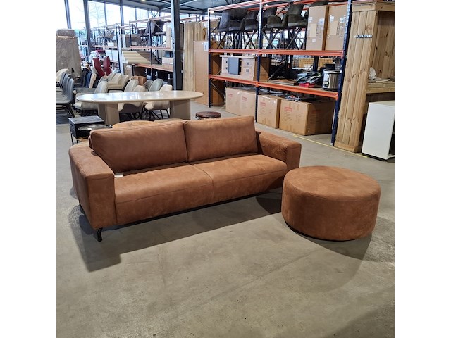 3-zitsbank, starfurn, cognac, 2024 - afbeelding 1 van  5