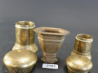 3 zware messing sirih delen - afbeelding 3 van  5