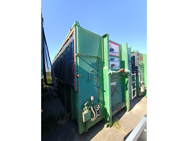 30 m³ haakarm afzetcontainer, bruns, as 6522, groen, 2014 - afbeelding 4 van  11
