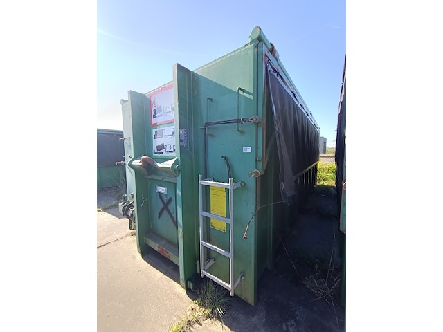 30 m³ haakarm afzetcontainer, bruns, as 6522 sb, groen, 2014 - afbeelding 5 van  11