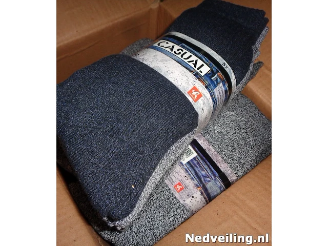 30 paar casual vrijetijdssokken mt 39 t/m 46 - afbeelding 1 van  3