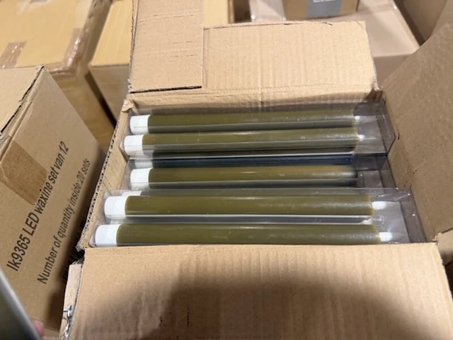 30 sets van 2 stuks led kaarsen homebound, 871u donkergroen - afbeelding 3 van  6