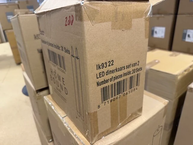 30 sets van 2 stuks led kaarsen homebound, 871u donkergroen - afbeelding 5 van  6