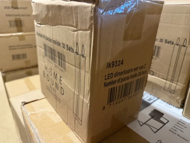 30 sets van 2 stuks led kaarsen homebound, sandstone - afbeelding 5 van  5