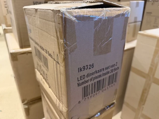 30 sets van 2 stuks led kaarsen homebound, soft pink - afbeelding 4 van  6