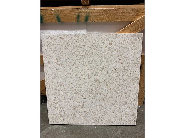 30 tegels b keus terrazzo tegels wit / beige 10,8 m2 - afbeelding 1 van  1