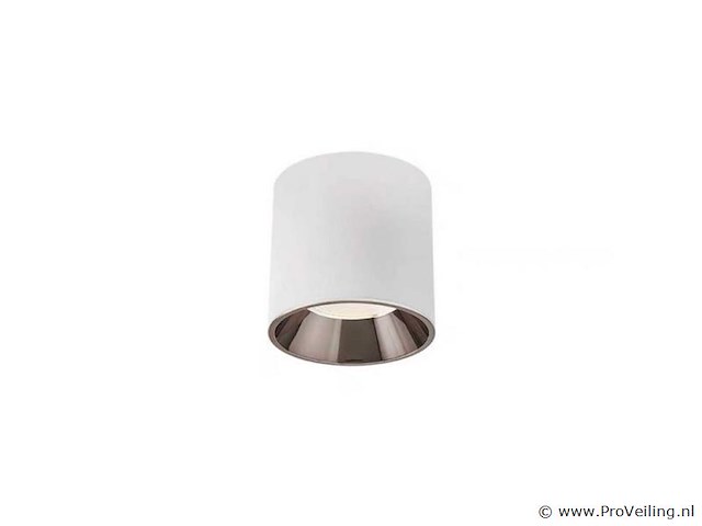 30 x downlight fitting – opbouwarmatuur – gu10 – vierkant – wit/chroom - afbeelding 2 van  4