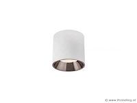30 x downlight fitting – opbouwarmatuur – gu10 – vierkant – wit/chroom - afbeelding 2 van  4