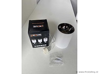 30 x downlight fitting – opbouwarmatuur – gu10 – vierkant – wit/chroom - afbeelding 4 van  4