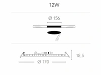 30 x g-tec slim led inbouwspots 12 watt - afbeelding 3 van  8
