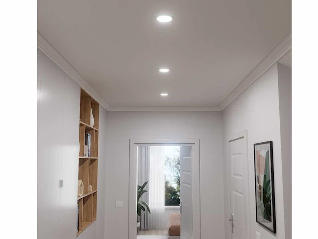 30 x intec slim led inbouwspots 24 watt nikkel - afbeelding 5 van  10