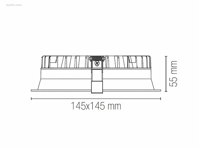 30 x intec xanto 18 watt inbouwspots 3000k - afbeelding 3 van  5