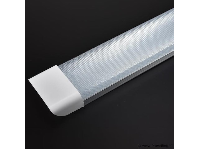 30 x led-batten met lens – 120w – 120cm – 6500k koud wit – tetra-lens - afbeelding 2 van  5