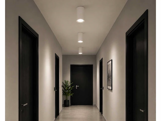 30 x led opbouw spot 5w – 4200k neutraal wit - wit – ip20 – sandra-5/xl - afbeelding 3 van  5