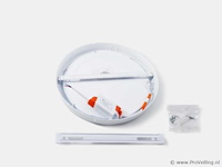 30 x led paneel – rond opbouw – 30w – 6500k koud wit – ip20 - afbeelding 2 van  4