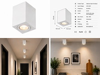 30 x opbouw spot armatuur – gu10 – wit – ip20 – frezya-s - afbeelding 5 van  5