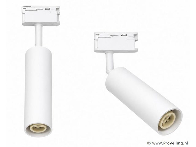 30 x rail spot armatuur – gu10 – wit – ip20 – londra-g - afbeelding 2 van  5