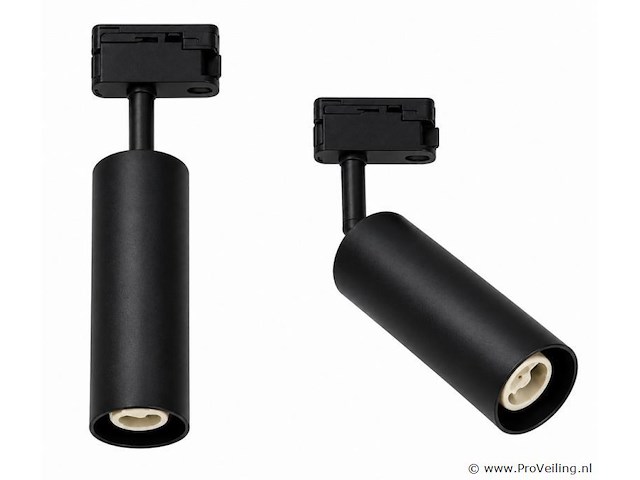 30 x rail spot armatuur – gu10 – zwart – ip20 – londra-g - afbeelding 2 van  5
