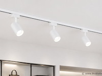 30 x railverlichting track – 1 fase – 2 meter – wit - lighting track - afbeelding 3 van  5