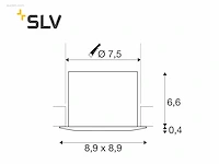 30 x slv easy install master inbouwspots, wit - afbeelding 5 van  6