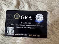 3.00 karaat ovaal vorm briljant moissaniet - afbeelding 4 van  8