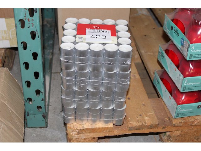 300 waxinelichtjes bonfire. - afbeelding 1 van  2