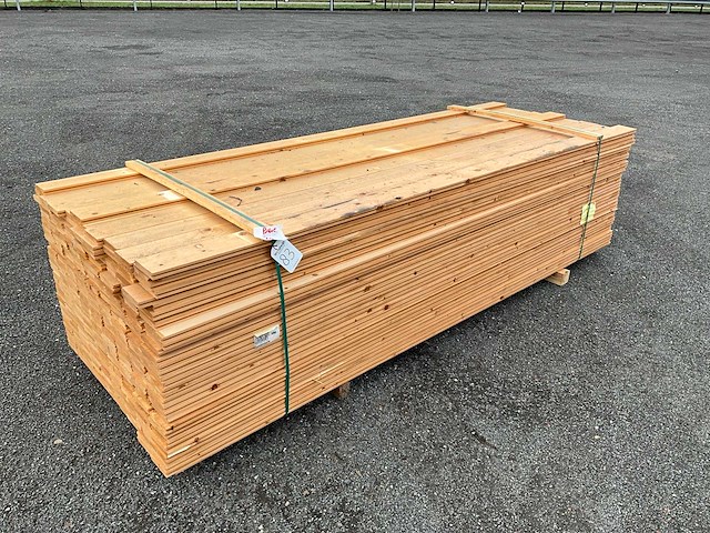 300x bouwhout 21x113x3000mm mes en groef - afbeelding 1 van  9