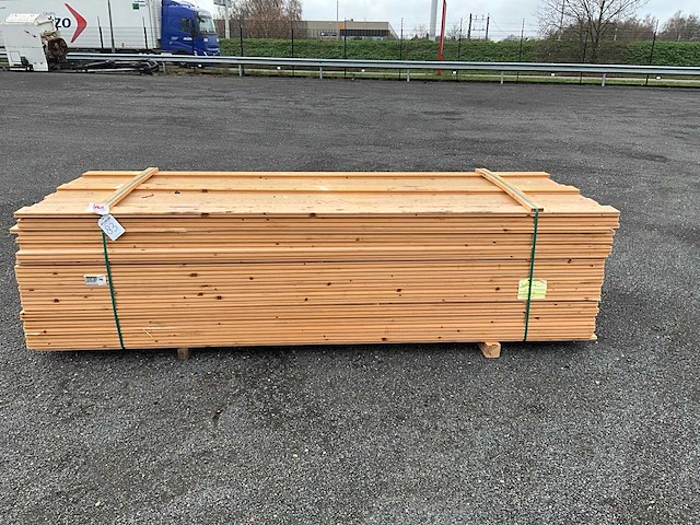 300x bouwhout 21x113x3000mm mes en groef - afbeelding 2 van  9