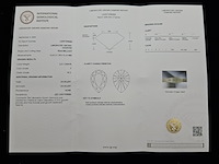 3.01 karaat pear briljant diamond (gecertificeerd igi lg597398584) - afbeelding 7 van  9
