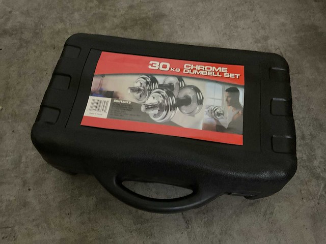 30kg dumbell set - afbeelding 3 van  4