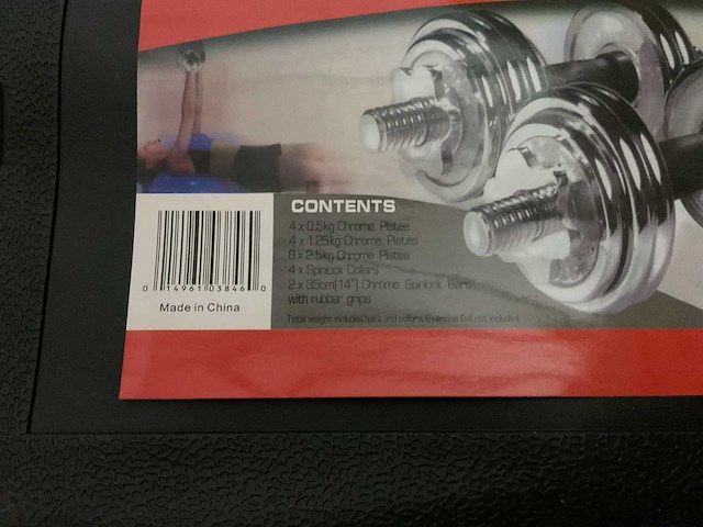 30kg dumbell set - afbeelding 4 van  5