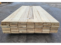30m2 afrikaans eiken vloerdelen 18 x 140 mm, lengte 240cm ( 90x ) - afbeelding 3 van  4