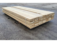 30m2 afrikaans eiken vloerdelen 18 x 140 mm, lengte 240cm ( 90x ) - afbeelding 4 van  4