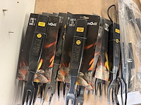 30x bbq accessoires w.o. vork, schoonmaakborstel w.o. patton - afbeelding 3 van  6