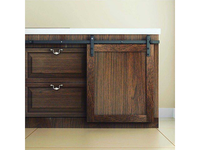 (30x) kastdeurtjes - railsysteem 250 cm - afbeelding 2 van  2