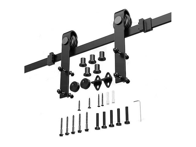(30x) kastdeurtjes - railsysteem 250 cm - afbeelding 1 van  2
